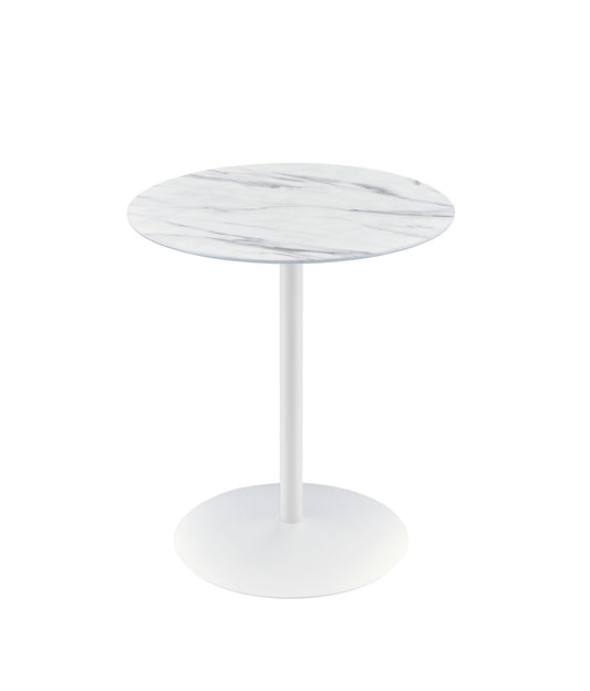 Circa - 17.5" End Table With Marble Textured Top