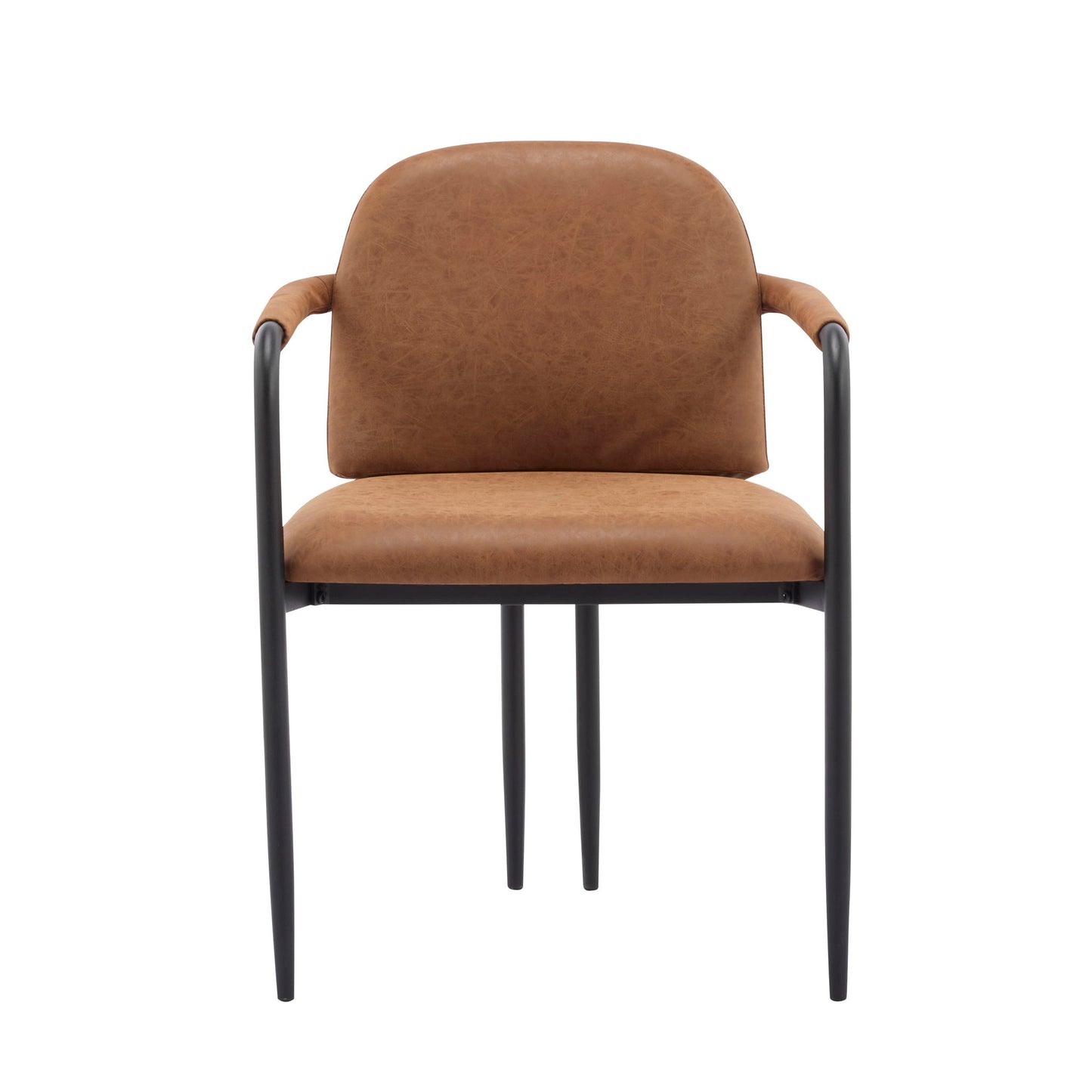 Modern Dining Chair Set With Durable Iron Frame And Comfortable Fabric Upholstery