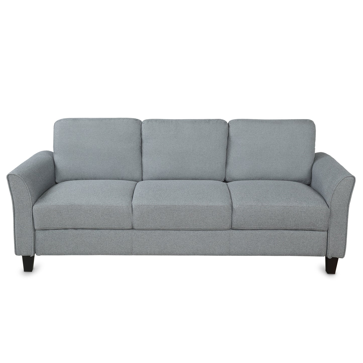 Living Room Sets Furniture Armrest Sofa Single Chair Sofa Loveseat Chair 3-Seat Sofa (ChairLoveseat Chair&3-Seat Sofa, Gray)