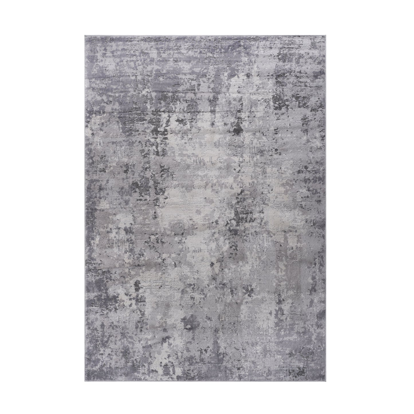 Marfi - 2' x 3' Abstract Non-Shedding Stylish And Stain Resistant Area Rug - Light Gray