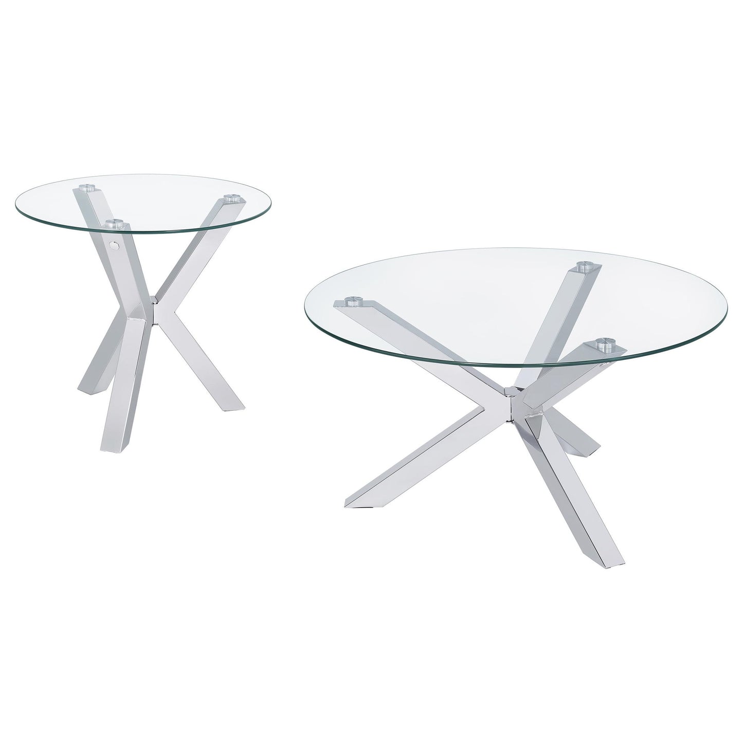 Alexa - Round Coffee And End Table Set