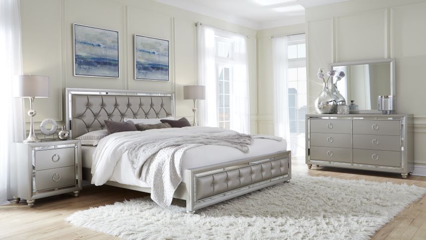 Riley - Full Bed Footboard - Silver