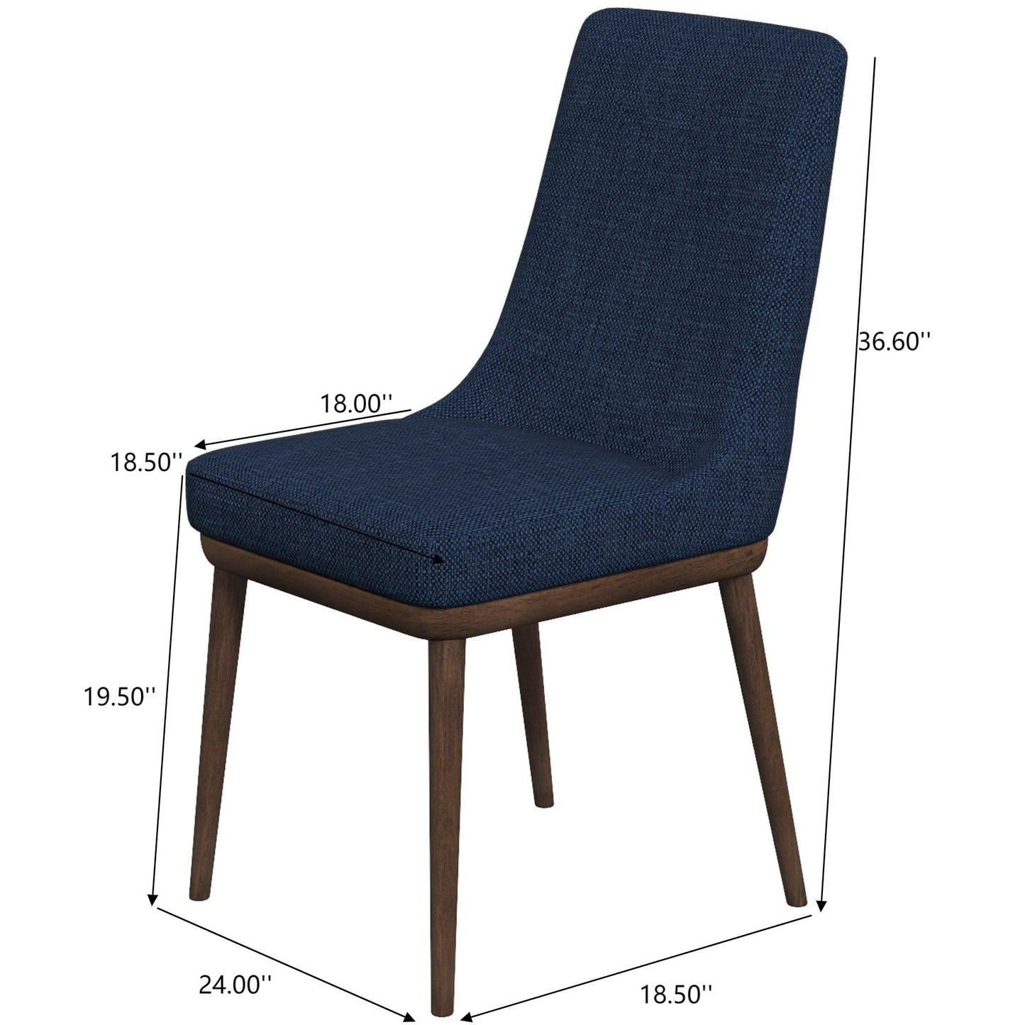 Kate - Mid-Century Modern Dining Chair (Set of 2)