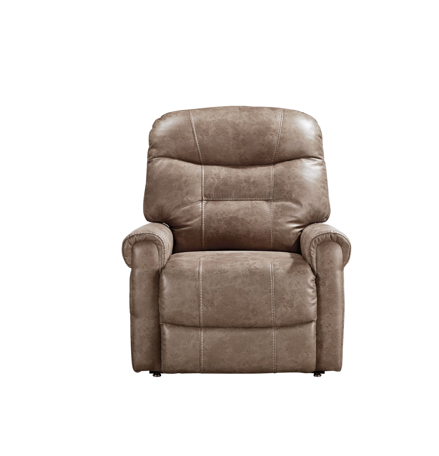 Steve Silver Classic Rolled Arm Power Lift-Chair Recliner - Heat, Adjustable Massage - Plush Seating, High-Grade Polyester Fabric