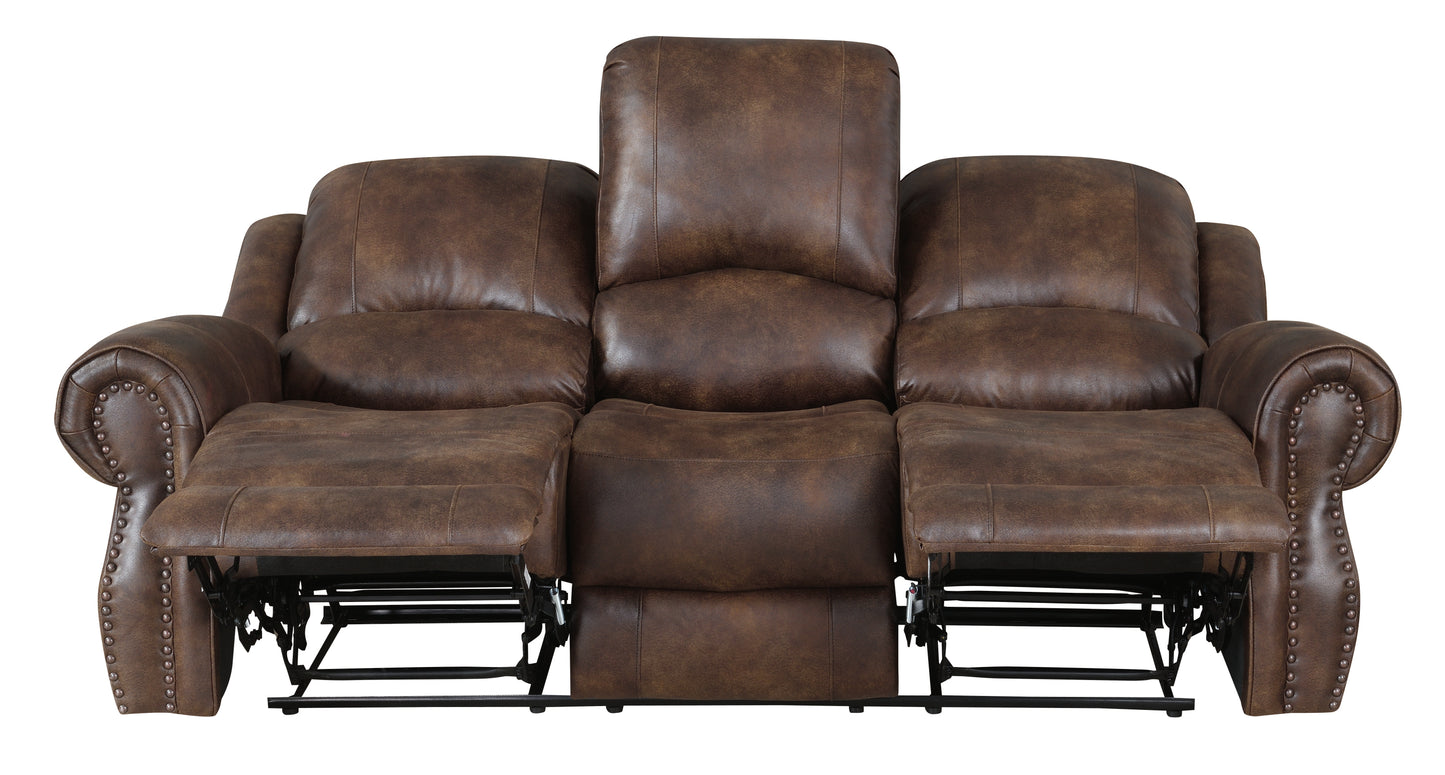 Navarro - Recliner Sofa - Brown