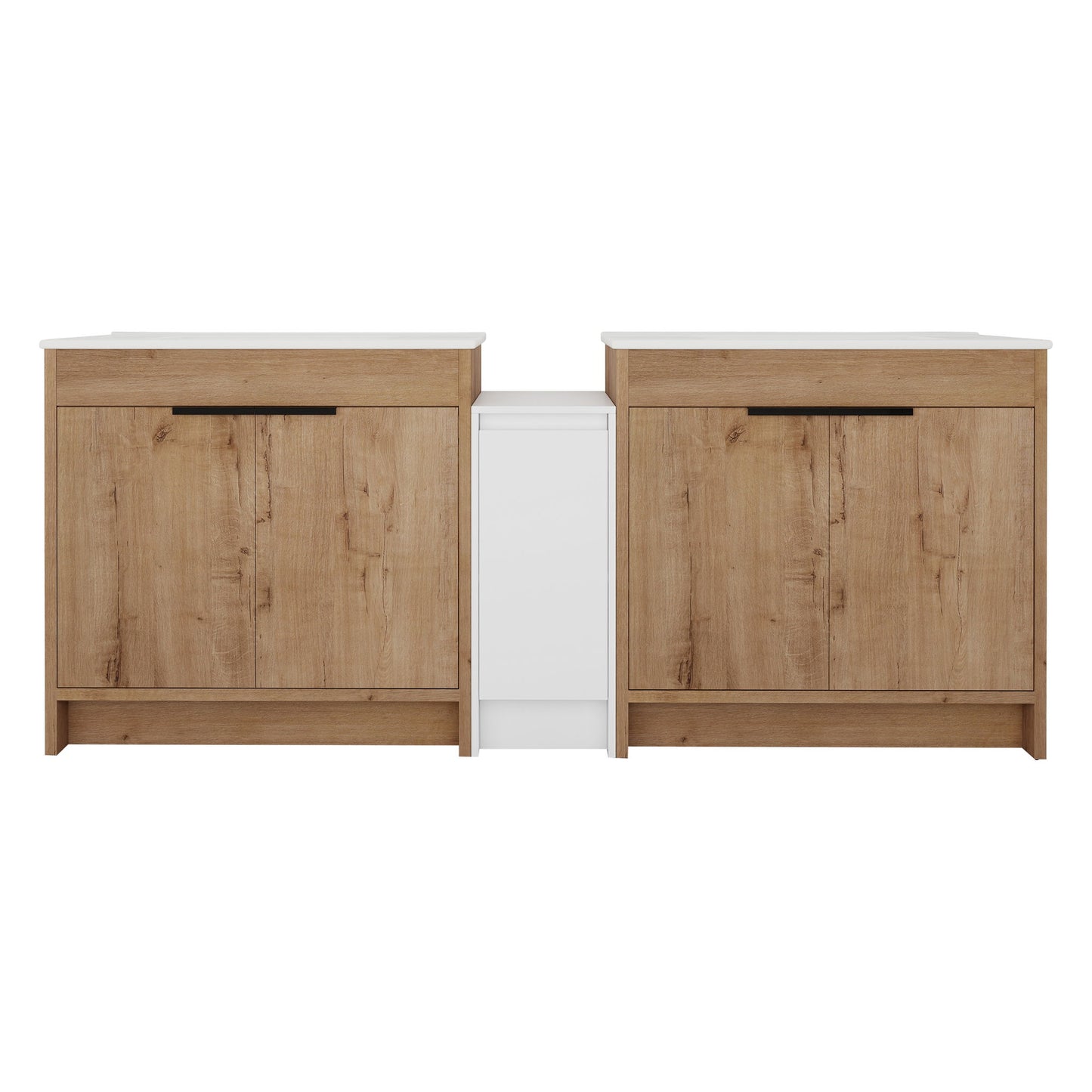 Freestanding Bathroom Vanity & Sink, Storage Cabinets, Soft Closing Doors