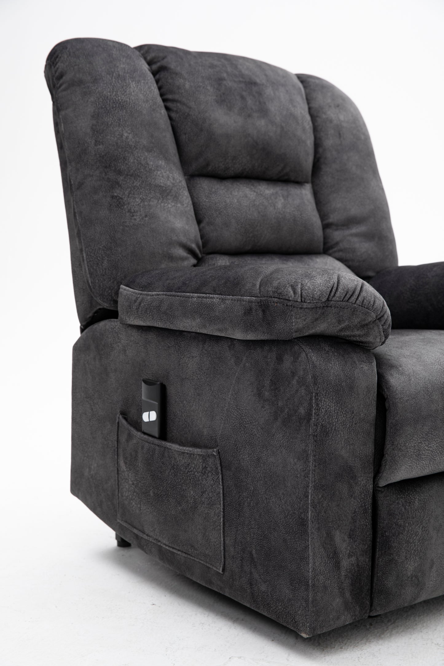 Reclining Lift Chair with Heat and Massage - Gray