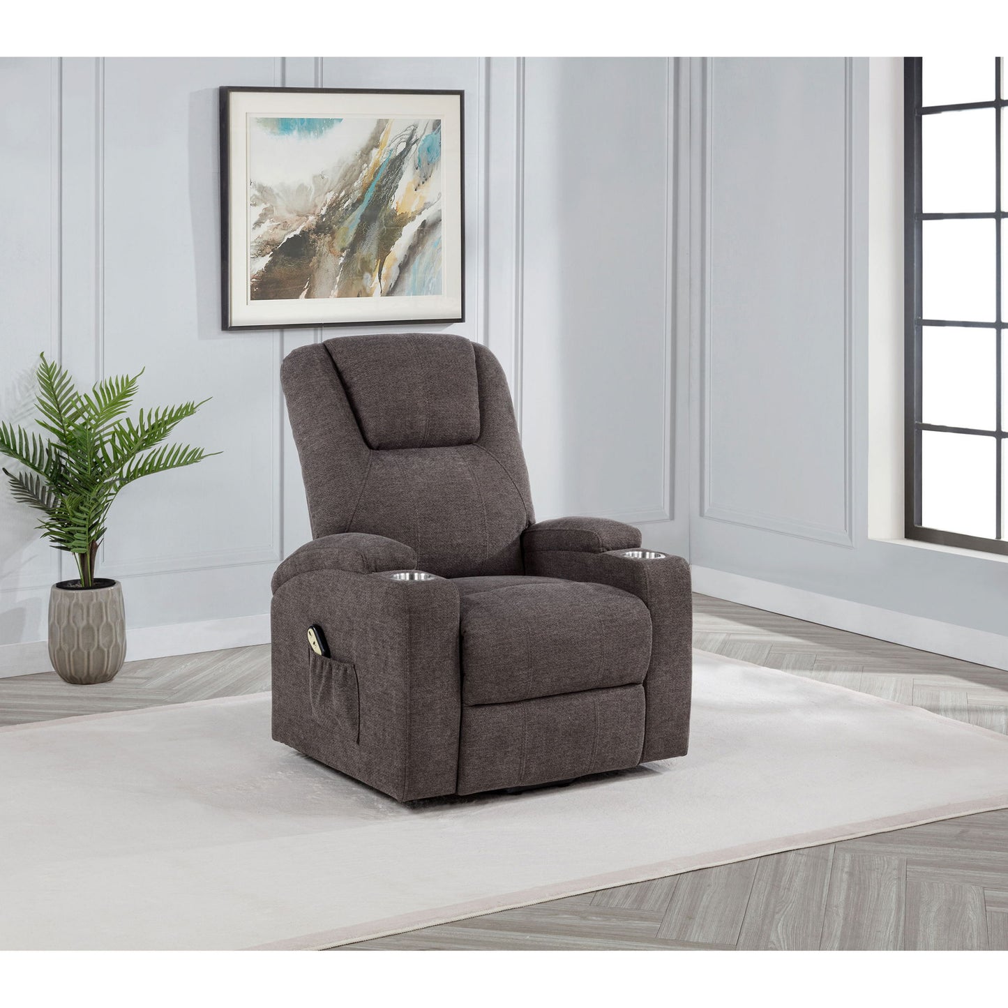 Power Lift Massage Recliner With Heat And Remote Control