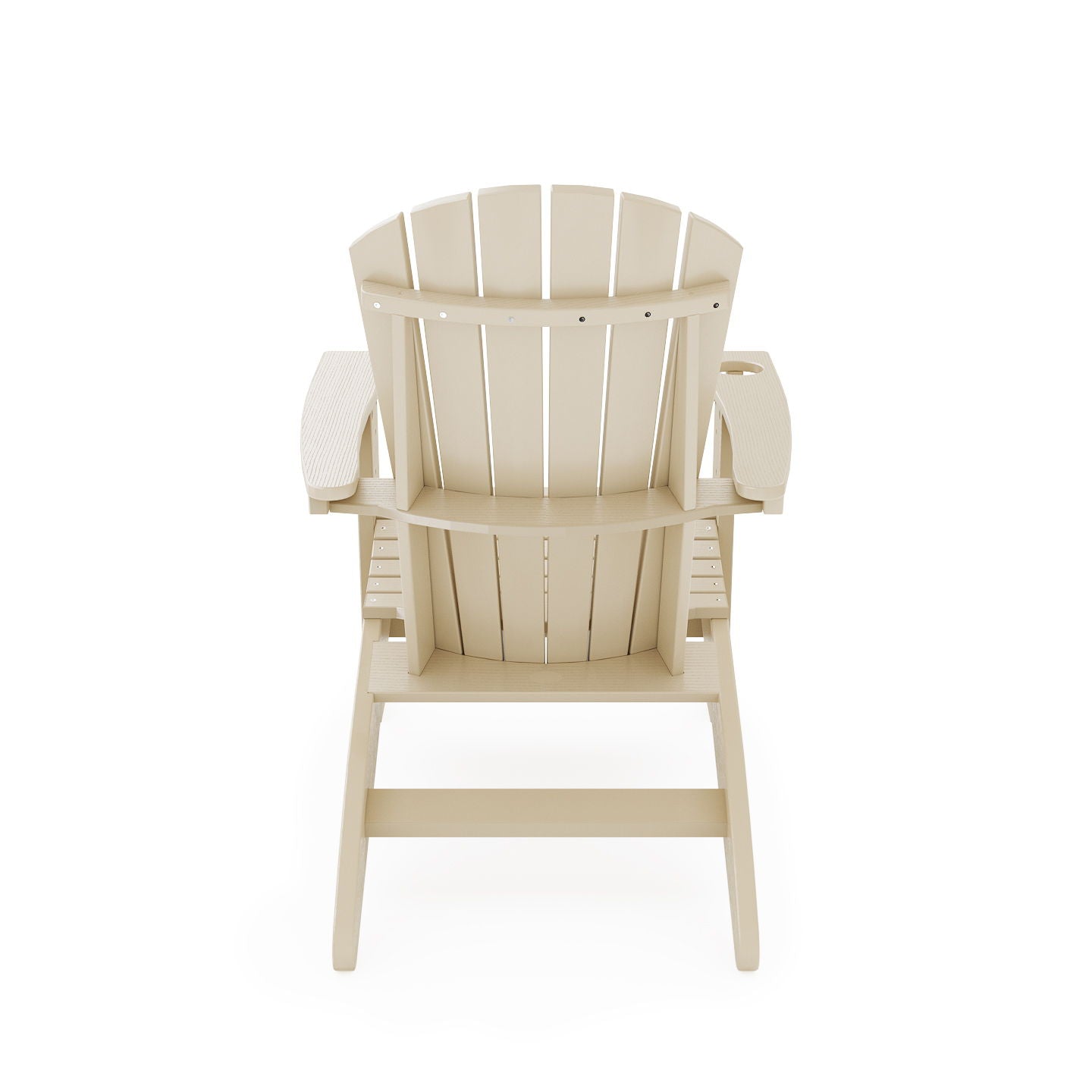 Adirondack Chair Sturdy HDPE Poly Lumber For Poolside, Patio, And Garden Relaxation