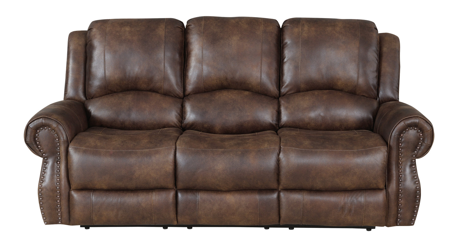 Navarro - Recliner Sofa - Brown