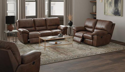 Catnapper Stetson collection arrangement; coordinating pieces sold separately in Walnut