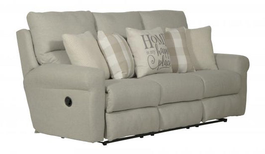 Catnapper Westport Lay Flat Reclining Sofa in Cement