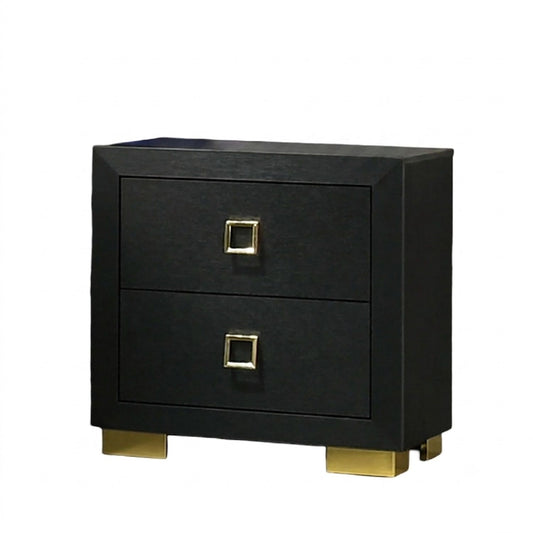 Nightstand, Bedside Table - Black