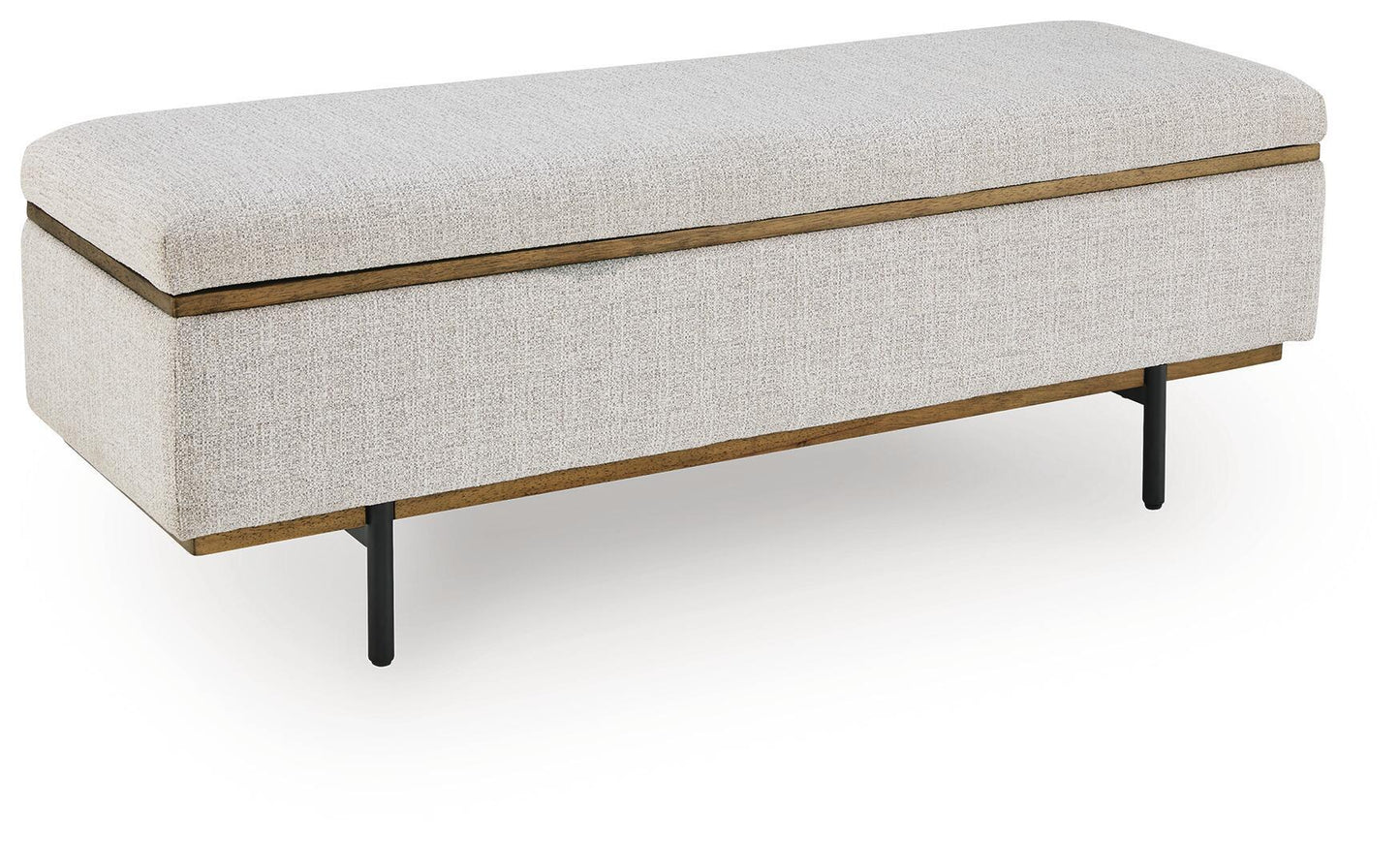 Dettaford Next-Gen Nuvella - Storage Bench - Stone