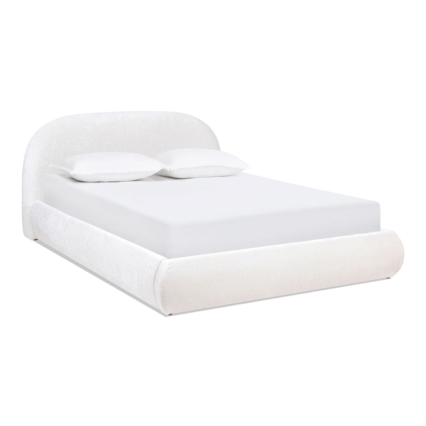 Archie Puffy Grounded - Upholstered Platform Bed