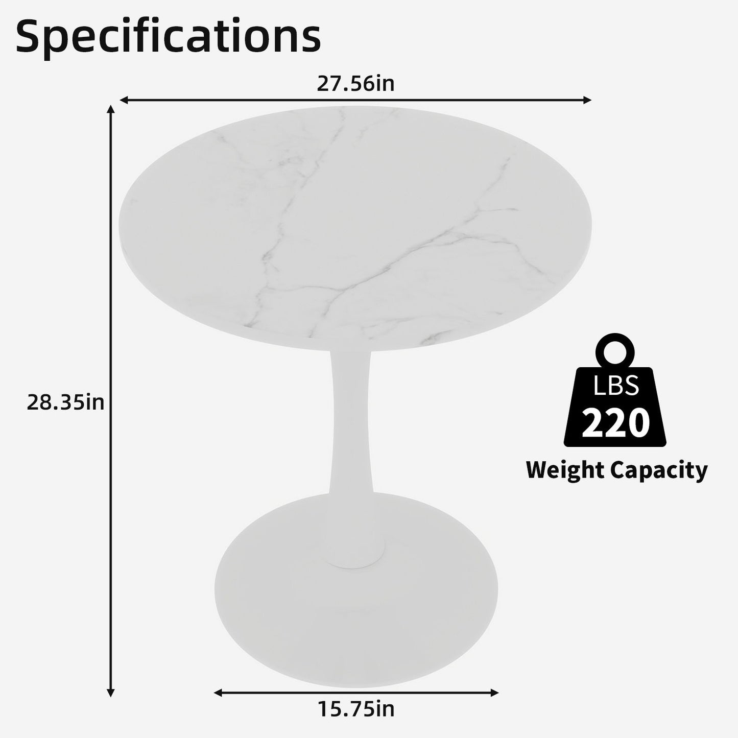 Coffee Table & Round Top