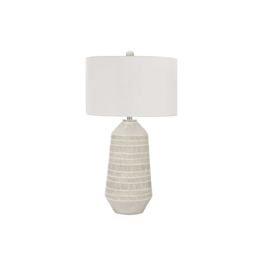 Contemporary Lighting, Table Lamp, Ceramic - Cream