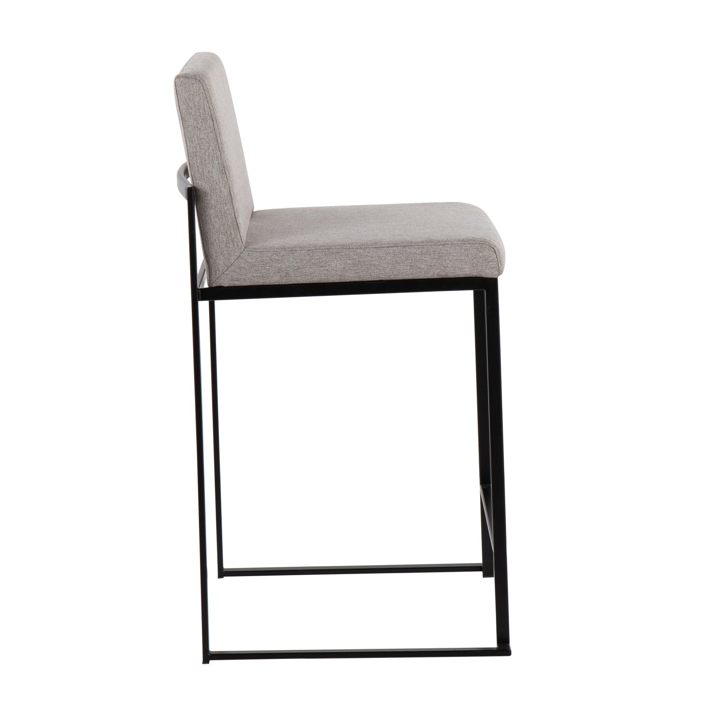 Fuji - Contemporary Modern Elegance, High Back Counter Stool