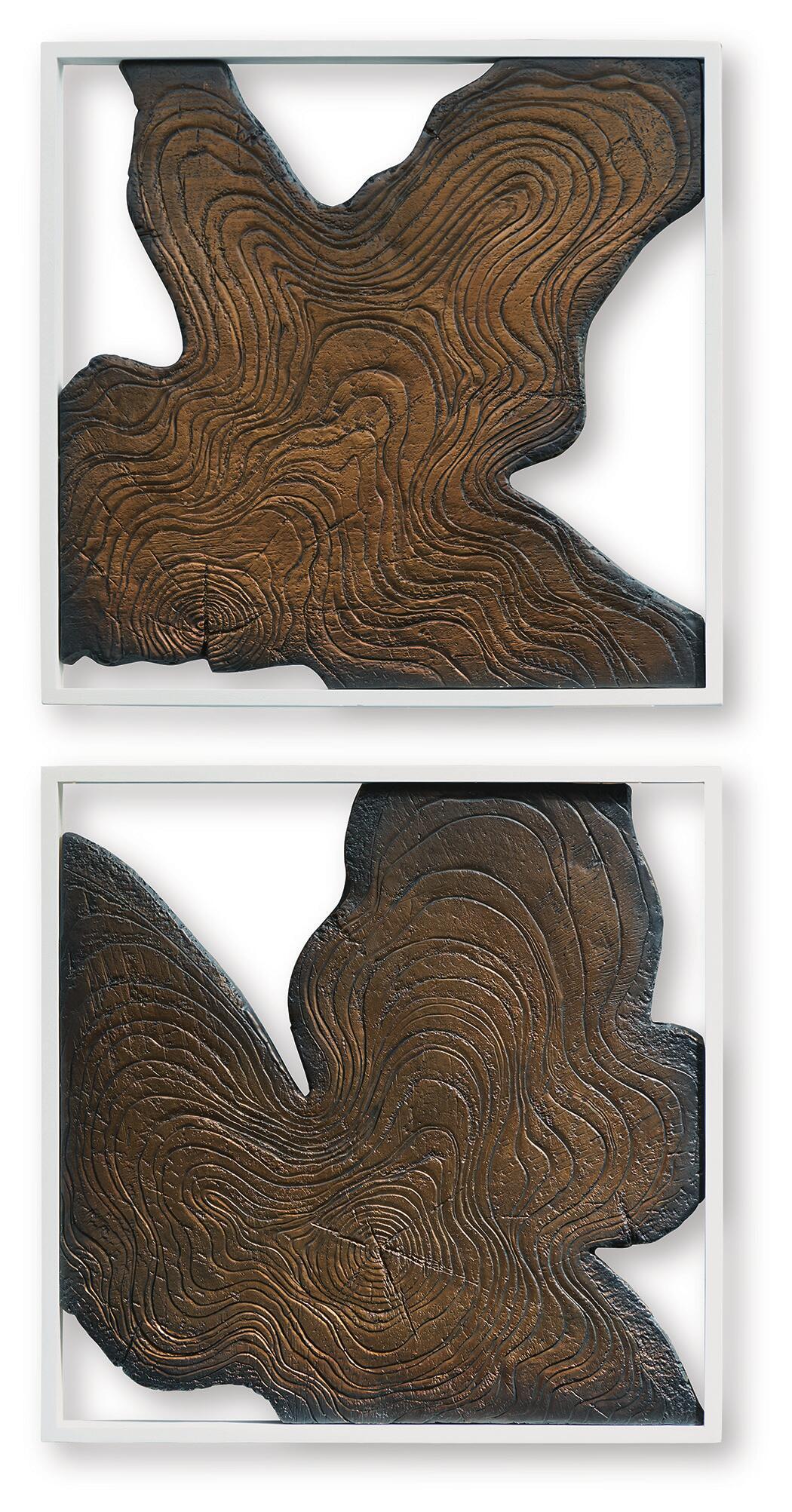 Landley - Wall Decor Set (Set of 2) - Brown / White
