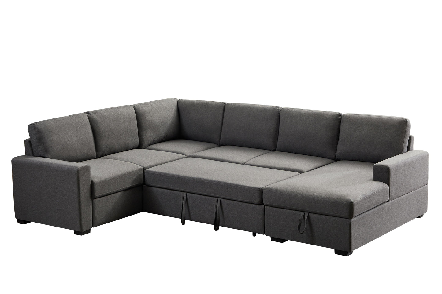 Ketterman - 4 Piece Upholstered Sleeper Sectional