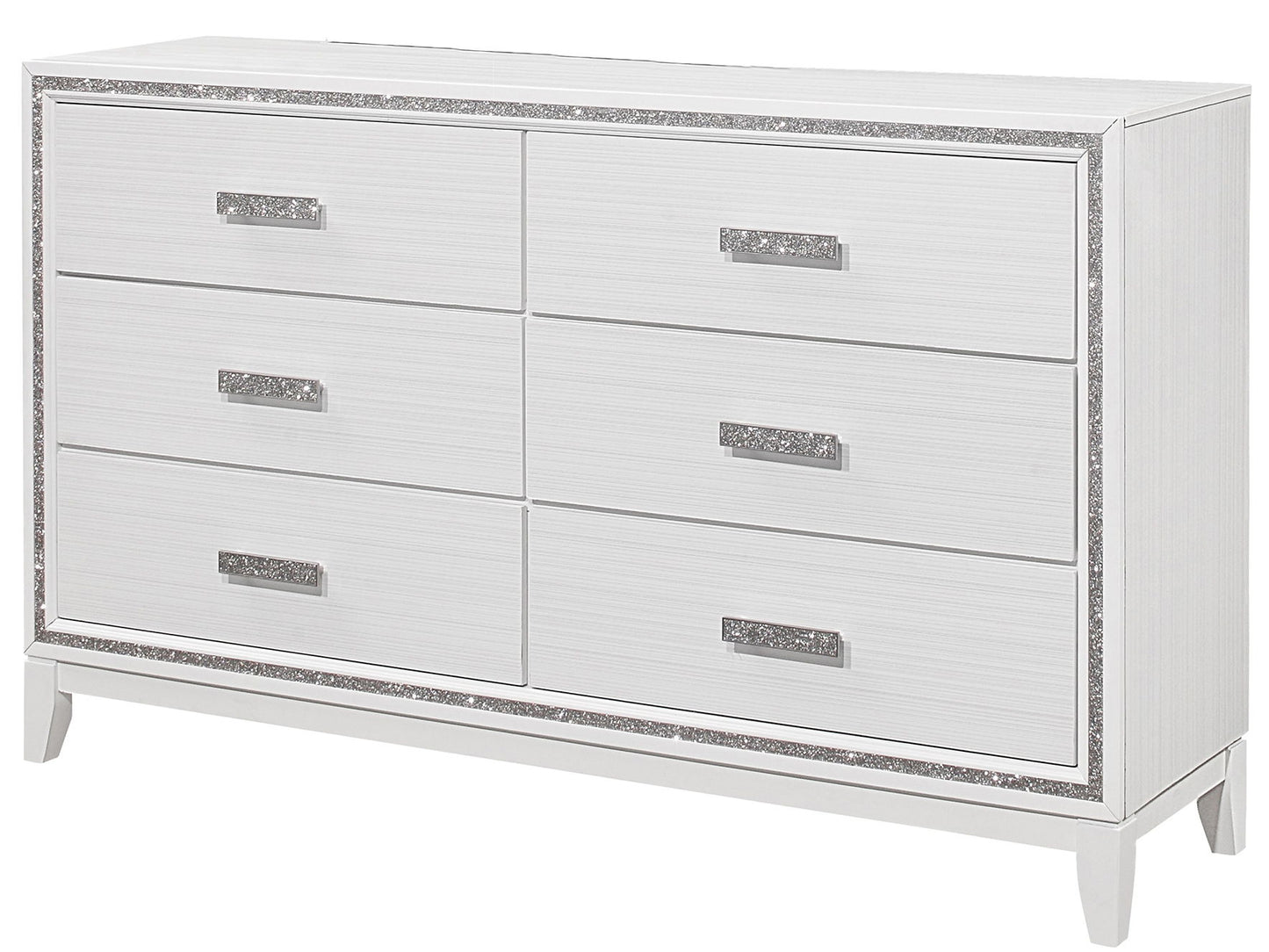 Almera - Glitter Dresser - White