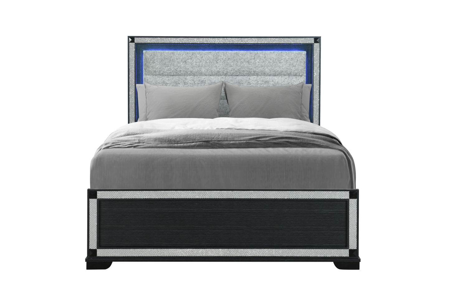 Soleil - Queen Bed - Charcoal