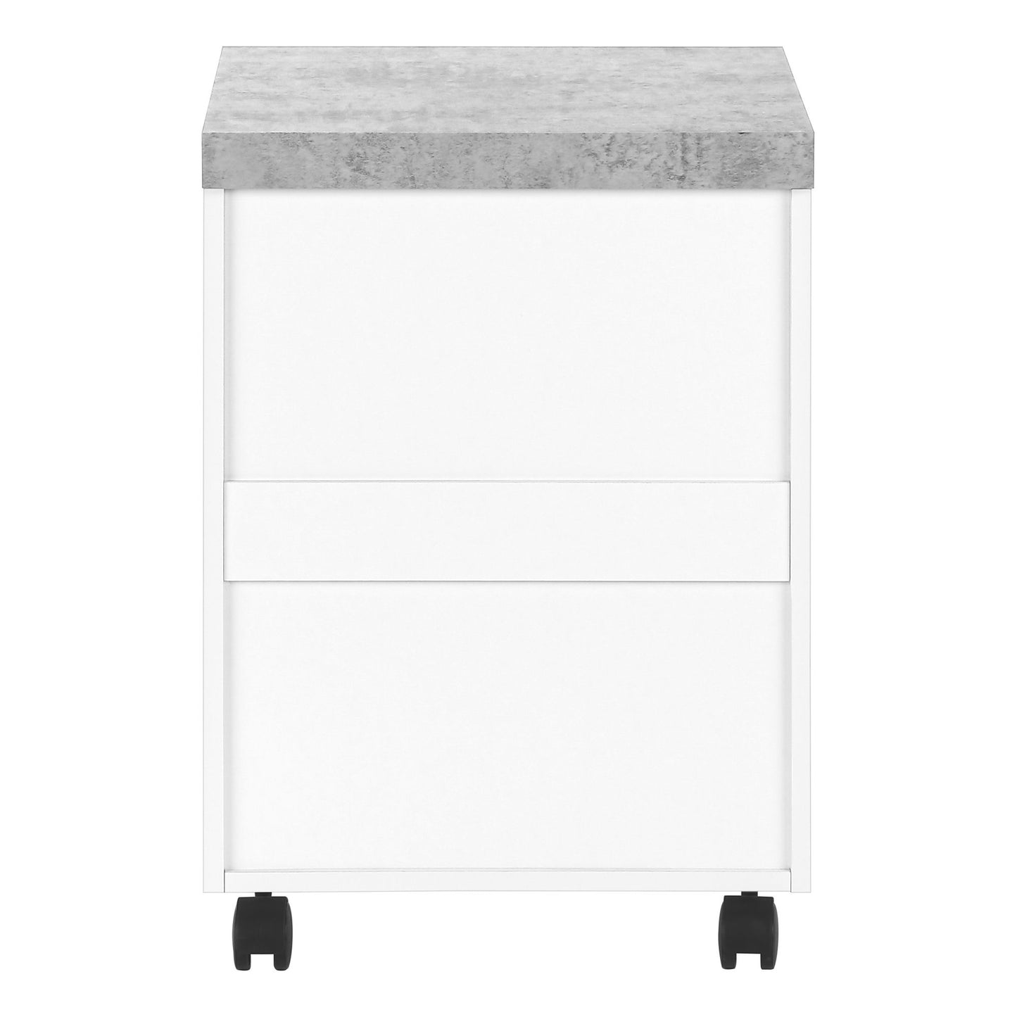 File Cabinet, Rolling Mobile, Storage Drawers, Printer Stand, Office, Cement Contemporary & Modern - White