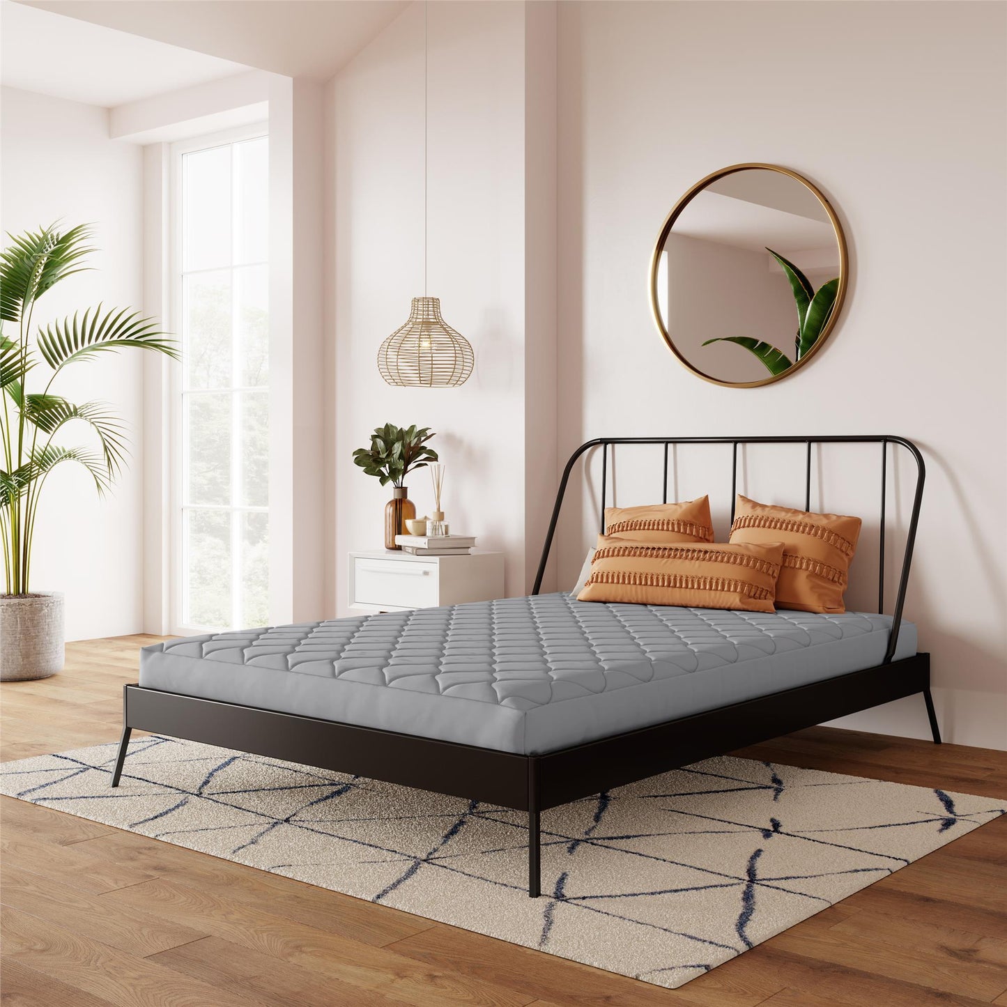 Dana - 6" Quilted Mattress With Removable Cover