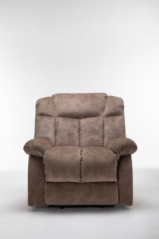 Power Lift Recliner Chair for Elderly- Heavy Duty and Safety Motion Reclining Mechanism-Fabric Sofa Living Room Chair