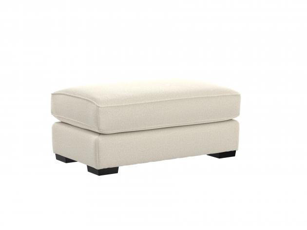 Jackson Alden Ottoman in Linen