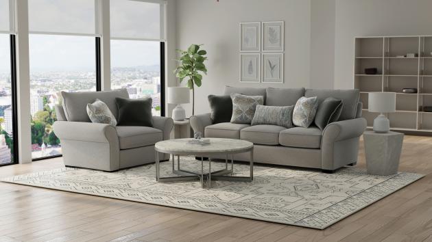 Jackson Alden collection arrangement; coordinating pieces sold separately in Stone