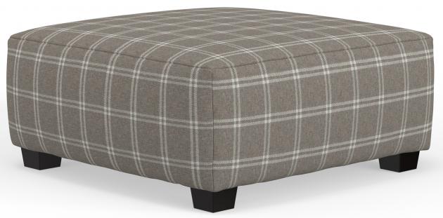 Jackson Magnolia Cocktail Ottoman in Mink