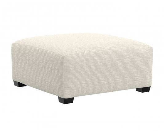Jackson Barrett Cocktail Ottoman in Buff