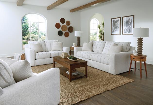 Jackson Lindsey collection arrangement; coordinating pieces sold separately in Snow