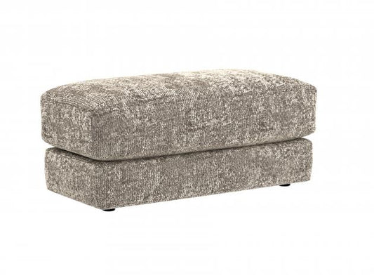 Jackson Jaden Ottoman in Steel