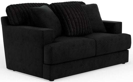 Jackson Eagan Loveseat in Black
