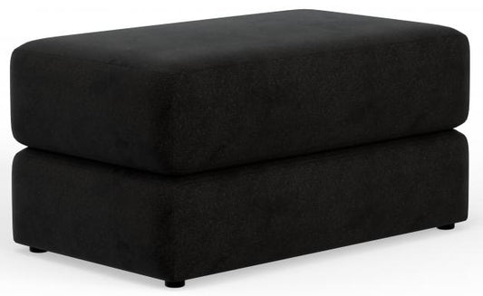 Jackson Eagan Ottoman in Black