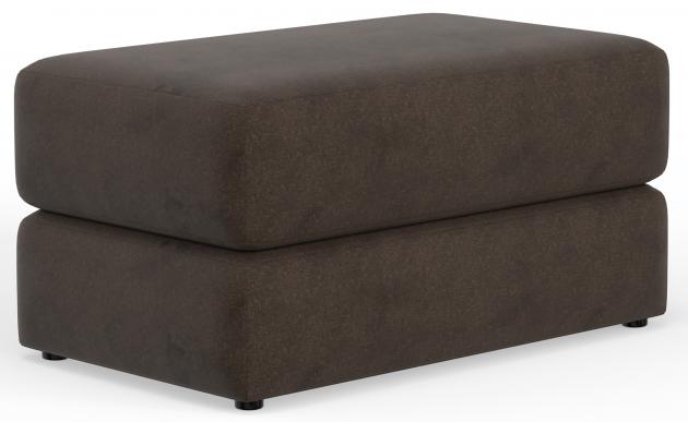Jackson Eagan Ottoman in Chocolate