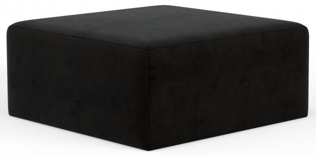 Jackson Eagan Cocktail Ottoman in Black