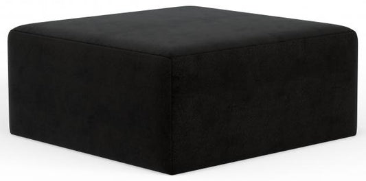 Jackson Eagan Cocktail Ottoman in Black