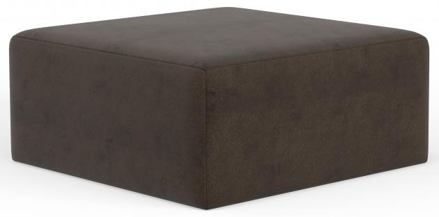 Jackson Eagan Cocktail Ottoman in Chocolate