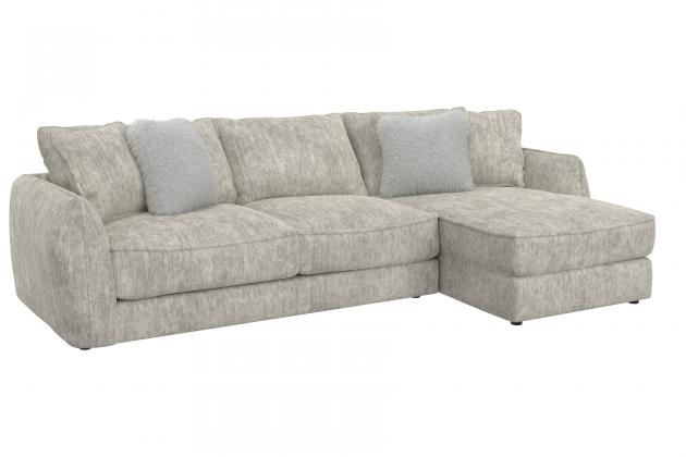 Jackson Bucktown — 2-piece right chaise in Parchment