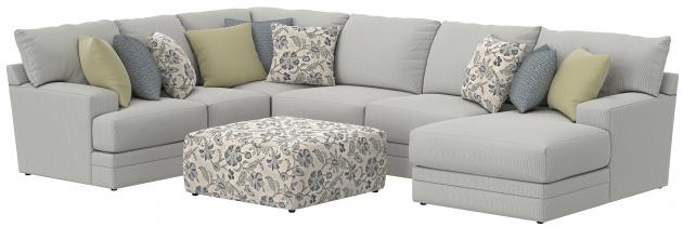 Jackson Stockbridge collection arrangement; coordinating pieces sold separately in Slate
