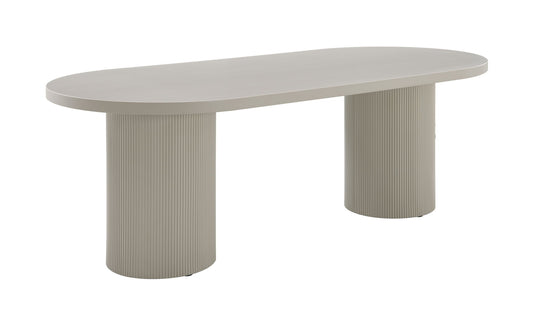 Laela - Dining Table - Bone White