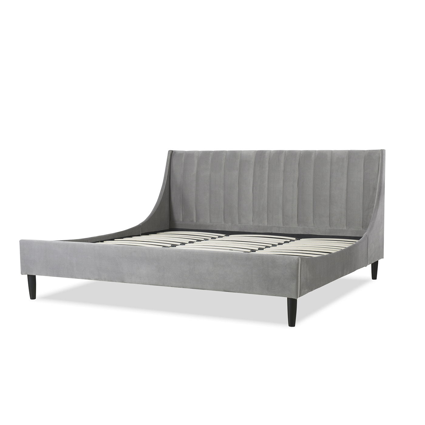 Aspen - Vertical Tufted Modern Headboard Platform Bed Set