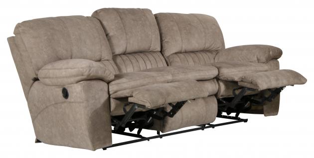 Catnapper Reyes Lay Flat Reclining Sofa in Portabella