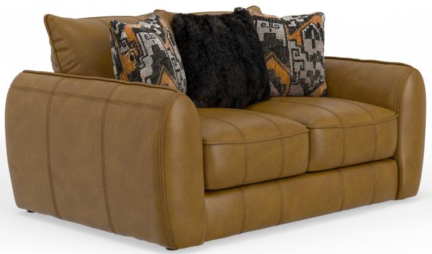 Jackson Corvara Loveseat in Caramel
