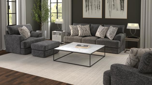 Jackson Tyson collection arrangement; coordinating pieces sold separately in Slate