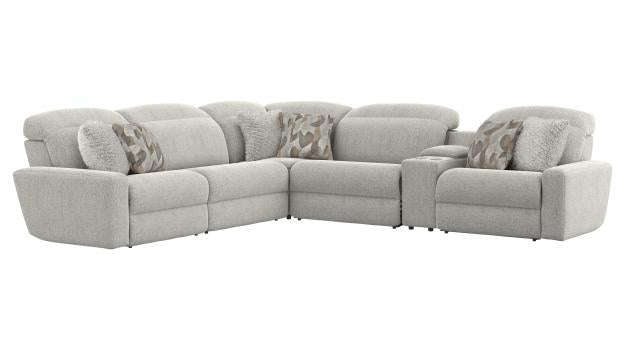 Catnapper Terrence Castered Cocktail Ottoman in Oyster
