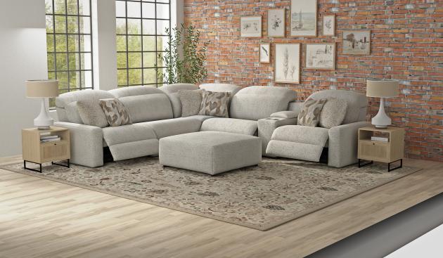Catnapper Terrence collection arrangement; coordinating pieces sold separately in Oyster